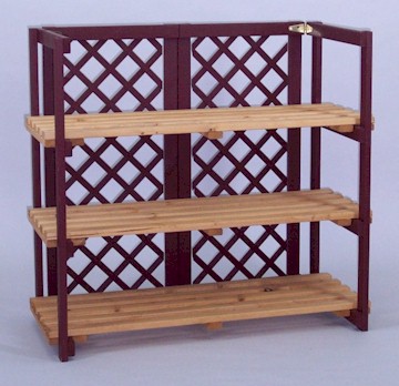 Specialty Wood S Folding Shelf, Folding Display Shelves